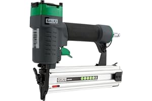 SALKI - CSK B12 Clavadora Neumática - Pistola de Clavos Neumática, Clavadora para Madera y Carpintería - Compatible con Clavo BRAD AX 1,2 de 10 a 50mm