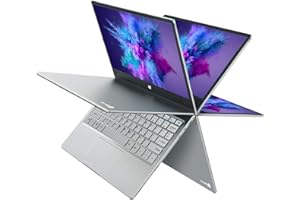 BMAX Ordenador portátil Y11 2 en 1, pantalla táctil convertible de 11,6 pulgadas, Intel N4100, 8 GB de RAM, 256 GB SSD, Windows 10 de 64 bits, Full HD IPS de 1920 x 1080, tipo C