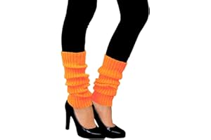 Oblique Unique® Sexy Damen Bein Stulpen Neon Strümpfe für 80er Jahre 80s Motto Party Fasching Karneval Tanzen Aerobic Kostüm Accessoires - Farbe wählbar