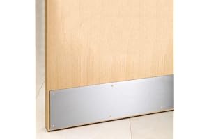 Dzina Kick Plate Satin Stainless Steel Finish Door Protection Includes Screws (700 x 150mm (27.5 x 6 Inches))