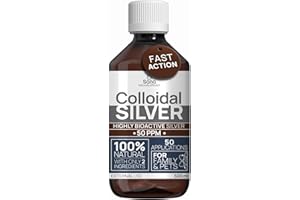 CATHARSIS Colloidal Silver 50 PPM 500 ml ● For Humans & Dogs ● Highly Bio Active Hydrosol Silver Water for Best Results ● Carbon Neutral ● 100% Natural : 2 Ingredients