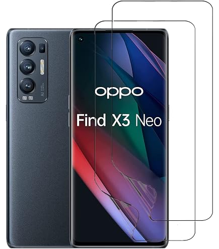 Custodia SEAHAI Per Oppo Find X3 Neo – Cover Ultrasottile In TPU Trasparente Con Motivi Colorati A Viti, Antiurto E Supporto Ricarica Wireless - 4