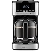 Ufesa Ariccia Programmable Drip Coffee Maker 900W, 14 Cups, 1.8L, Touch Screen, Stainless Steel, Removable Nylon Filter, High