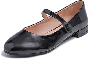 Feversole Women's Mary Jane Fashion，Femmes élégantes Chaussures décontractées Ballerines Fond Mou Confortable Marche Quotidienne Mary Jane Chaussures de Mode