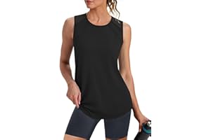 Gyabnw Camiseta sin Mangas Deportivo Tirantes Mujer Ligera y Transpirable para Deporte Adecuado para Yoga Gimnasio Correr y Otros Deportes