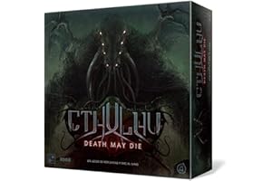CMON | Cthulhu: Death May Die | Juego de Mesa Cooperativo de Misterio y Horror para Adultos y Jóvenes | A Partir de 14 Años | De 1 a 5 Jugadores | 90-120 Minutos por Partida | Español