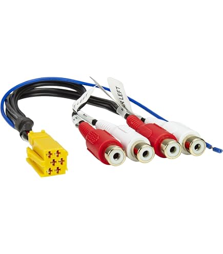 Tomzz Audio 7557-000 AUX IN Line-Out Adapter Compatible With Audi Seat - 6