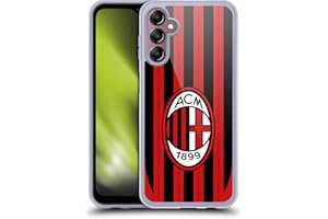 Head Case Designs Licenza Ufficiale AC Milan Home Kit per Stemma 2024/25 Custodia Cover in Morbido Gel Compatibile con Samsung Galaxy A14 5G