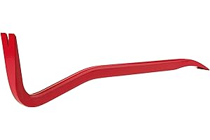 Rennsteig Nageleisen (Stemmeisen, Brechstange, Brecheisen), 600 mm, 6-Kant – Spezialstahl, pulverlackiert rot - 2716002