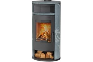 Thermia Kaminofen »Olympus V3« - Naturstein - 7 kW - Ovale Form - max. 148 m³