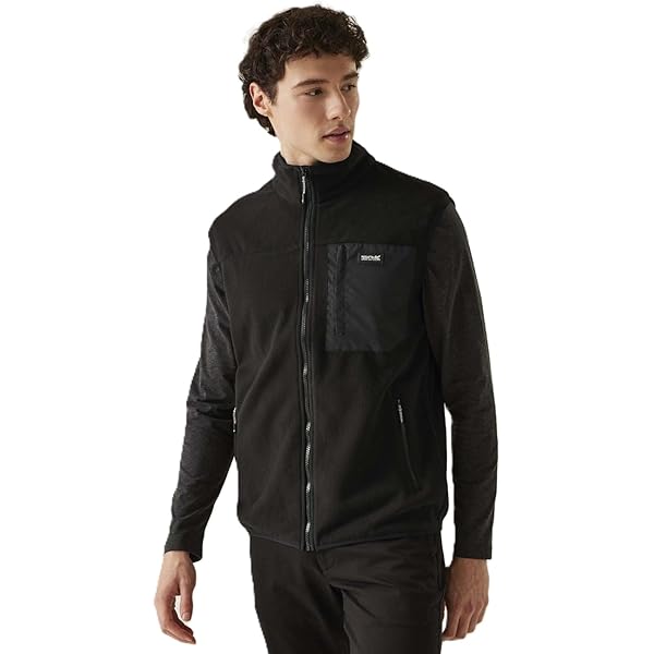 Regatta Stanner II vest India Grey, gilet polaire homme moyennement épais
