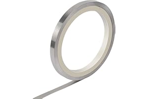 HAKOTOM TGFIX Nickelband 0,15 x 8mm Nickel Streifen Band Nickelstreifen Blattstreifen Hiluminband Nickel beschichtetes Stahlband Akku Streifen Band für 18650 Batterie Schweißen Punktschweißgerät(10m)