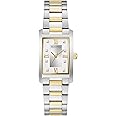 Bulova Ladies' Classic Diamond Stainless Steel 3-Hand Quartz Watch, Rectangle
