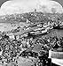 Produktbild Turkey: Istanbul C1913. /Ncrowds of Pedestrians Crossing The Galata Bridge Over The Golden Horn In Istanbul Turkey. Stereograph C1913. Kunstdruck (45,72 x 60,96 cm)