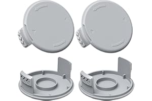 4 Couvercles de Capuchon de Bobine pour Ryobi One+ 18V, 24V, 40V Tondeuses, couvercles de bobine de coupe-bordure compatibles avec Ryobi AC14RL3A
