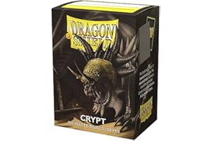 Dragon Shield Matowe, podwójne koszulki na karty kolekcjonerskie w standardowym rozmiarze, 100 szt., gładkie i wytrzymałe, do kart Pokemon, Flesh & Blood, One Piece i Magic The Gathering | Crypt