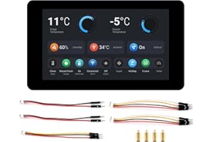Waveshare ESP32-S3 Display 7inch LCD Development Board, 1024x600 Resolution, 32-bit LX7 Dual-Core Processor 240MHz, Wi-Fi & BT Support, Onboard Antenna, with Touch