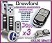 Produktbild 3 X CRAWFORD T433-4 ,CRAWFORD EA433 2KS , CRAWFORD EA433 4KS , CRAWFORD EA433 2KM(micro) , CRAWFORD RCU433-2 , CRAWFORD RCU433-4 , CRAWFORD N002800 Kompatibel Handsender, 433.92Mhz rolling code keyfob