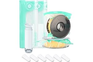 Toaren Zestaw worków próżniowych do drukarki 3D, 22 sztuki, przezroczyste przechowywanie filamentu, 1 pompka ręczna, 6 klipsów uszczelniających, polilaktydy, 1,75, 2,85, 3 mm