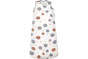 SIMYJOY 2.5 Tog Baby Sleeping Bag, Bamboo Winter Sleeping Bag Baby 18-36 Months, Quilted Warm Toddler Sleep Sack, Soft Lightweight Sleep Bag for Boys Girls Essentials