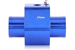‎YCTZE Wassertemperatur Adapter Temperatursensor Auto Adapter Universal Kfz Schlauchadapter Aluminiumlegierung Wassertemperatur Verbindungsrohr Schlauchtemperatur Sensor