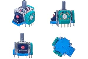 ElecGear 4X Joystick Analógico de Repuesto (EL6 ALPS 2.1K) para PS5 / PS4 Mando Inalámbrico, Módulo Reemplazo de Sensor de Controlador de Palanca Analógica Compatible con DualSense y DualShock 4