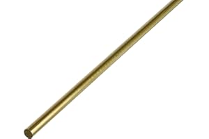 Gah-Alberts 471149 Round Brass Rod 1 m x 10 mm, orange, 471125