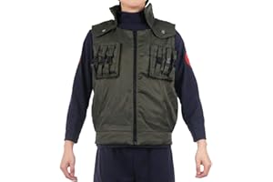 COOLCHANGE Veste Ninja de Kakashi Hatake | Costume Gilet de Protection pour Chunin & Jonin | Taille: S