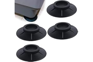 GNAUMORE Waschmaschine Füße Pad Fußpolster,Schwingungsdämpfer,Universal Antivibrationsmatte waschmaschinenunterlage,Vibration Dämpfer Pads,Waschmaschine Füße für Waschmaschine & Trockner