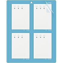 Tappetino Carte Per Cricut Explore & Maker - 2x2 Card Matte, Riutilizzabile 4 In 1, 41.5x33 Cm - Foto 4