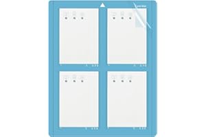 HKC Tapete de Corte para Cricut Explore y Maker, Tapete de Tarjetas 2x2, Reutilizable, Crea Cuatro Tarjetas al Mismo Tiempo, 41.5x33cm