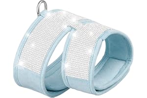 FUNAT Geschirre für Katzen, Strass-Kabelbaum für Haustiere, Stoßfestes Geschirr für Katzen, Verstellbares Katzengeschirr, Brustgurt vom Typ Katzenweste