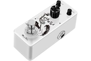 IOppWin Analog Chorus Pedal - Warmes, Klares Chorus-Klang für Rock, Blues & Post-Rock | Metallgehäuse | True Bypass | Mini-Format Gitarreneffekt