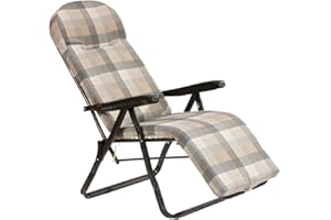 TECNOCUCI Materassino arrotondato per sdraio automatica - Ideale come cuscino per giardini ed esterni - Diverse Colorazioni Disponibili - 160x48cm - Spessore 4,5cm - Made in Italy