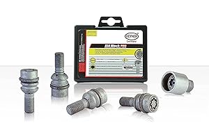 Fits Toyota Aygo Models 2005 To 2022 Heyner Germany Stil Block PRO Locking Wheel Nuts 12x1.5 866/5