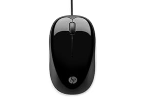 HP X1000 Wired USB Mouse with 3 Handy Buttons, Fast-Moving Scroll Wheel and Optical Sensor works on most Surfaces, 3 years wa