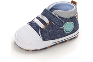 MASOCIO Chaussure Bébé Garçon Premier Pas Baskets Plat Semelle Souple Antiderapant