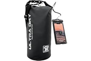 Ultra Dry Adventurer Premium Waterproof Bag, Sack with Phone Dry Bag and Long Adjustable Shoulder Strap Included, Perfect for Kayaking/Boating/Canoeing/Fishing/Rafting/Swimming/Camping/Snowboarding