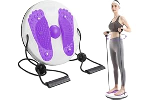 Nepfaivy Waist Sculptor Machine Twister - Waist Whispers Waist Twisting Disc for Home Exercise Workout, Waist Trainer Twisting Disc Board for Women Weight Loss/Body Shaping/Foot Massage