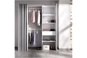 BEFARA-DK SPOGLIATOIO con Tenda E CASSETTO ISTAR - Bianco