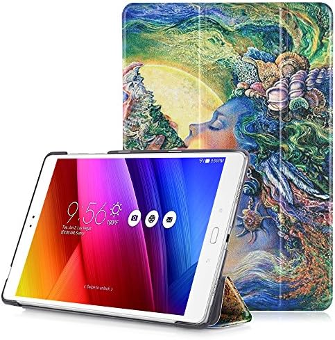 TTVie Case for Samsung Galaxy Tab A 10.1 2019 - Premium PU Leather Folio Stand Cover Case for Samsung Galaxy Tab A 10.1" Wi Fi SM-T510 / LTE SM-T515 2019 Release, Apricot Blossom