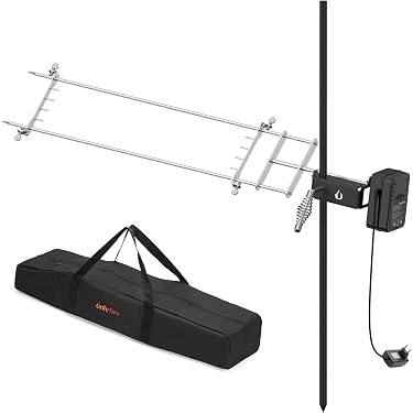 BESPORTBLE Supporto In Metallo Per Asta Da Spiedo – Accessorio Per Barbecue In Acciaio Cromato, Regolabile – Per Girarrosto E Griglie A Gas