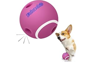 Dikeiuta Dog Balls Squeaky Balls for Dogs Interactive Toys for Dogs Giggle Ball for Dogs Durable Dog Ball for Boredom Training Teeth Cleaning