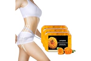 DRTRU 3PCS Slimming Firming Soap, Body Firming Tightening Toning Soap, Slimming Bath Soap for Waist Abdomen Arms Legs, Calendula Bath Soap for All Skin Types