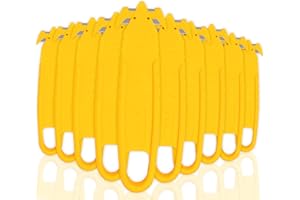 Safety Box Cutter, T TOVIA Concealed Blade Package Opener with Tape Splitter for Cartons, Cardboard, Wrap, Straps (10pcs-Yellow)