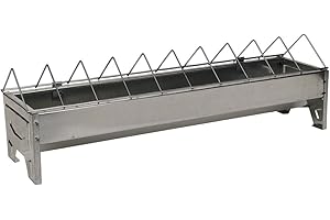 BEEZTEES Olba B.V. Metal Poultry Feeder with Grid, 50 cm