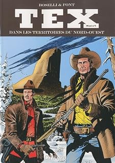 jaquette livre Tex Maxi, Tome 5 : Dans les territoires du nord-ouest