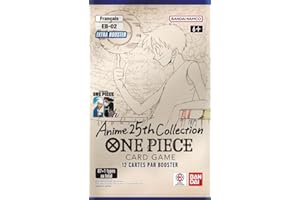 ONE PIECE CARD GAME One Piece - Extra Booster de 12 Cartes EB-02 : Anime 25th Collection - Version Francaise