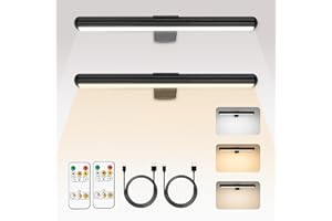 BRITPICK 2PCS Wireless Picture Lights Whit Timer, 2 in 1 Rechargeable Battery Painting Light, Display Lamp with 3 Lighting Modes, Picture Lights for Wall, Dart Board Lighting