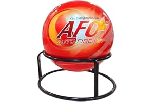 CHEOTIME Boule d'extincteur d'incendie, extincteur portatif de 1,3 kilogramme, jet d'incendie compact Facile à utiliser sur 10 types de feux, boule d'extincteur aut